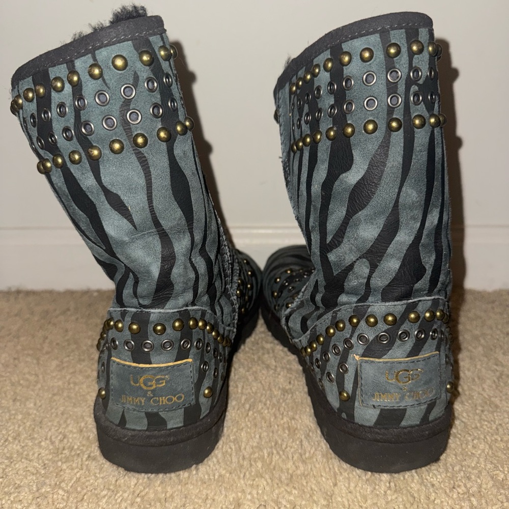 Jimmy Choo Ugg Kaia Zebra size 8